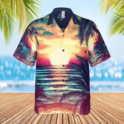 Hawaiian shirt, Aloha shirt, Sunset shirt unisex shirt 